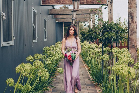 Bridesmaid in lavender