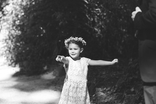 Flowergirl with crown