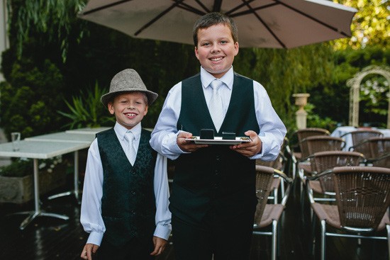 Ring bearers at Melbourne wedding