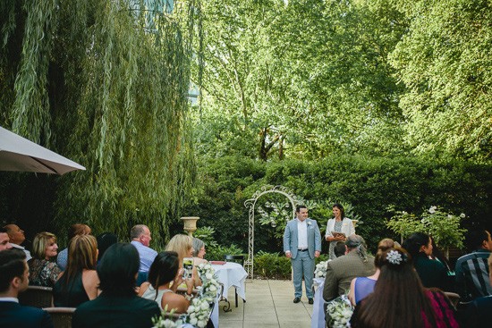 Wedding Ceremony at The Willows