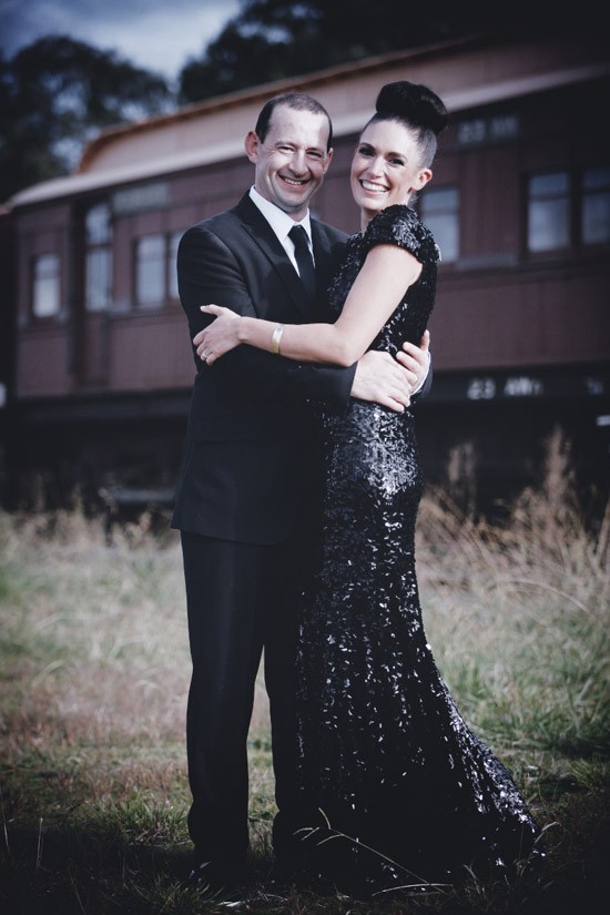 railway-wedding-bride-in-black-sequins