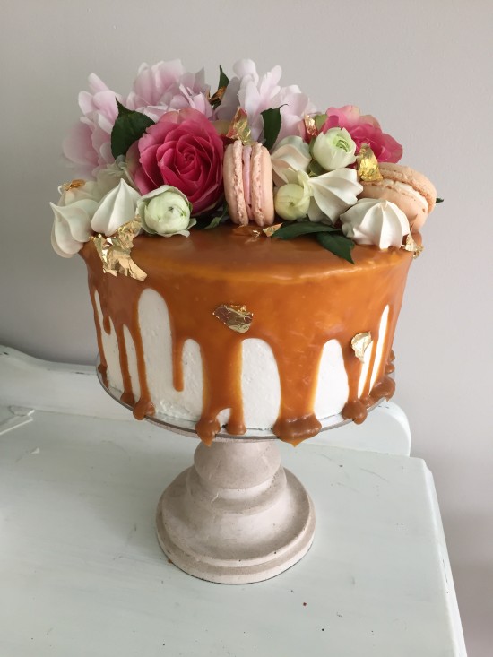 Caramel Drizzle Wedding Cake