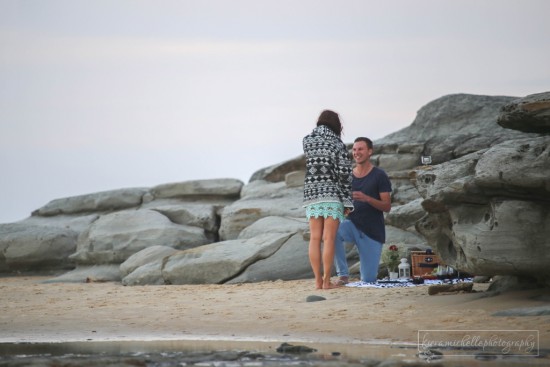 Beach Proposal Photo