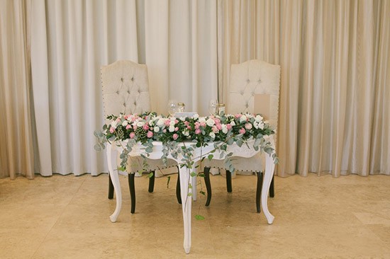 Chic Rustique Wedding Styling Signing Table