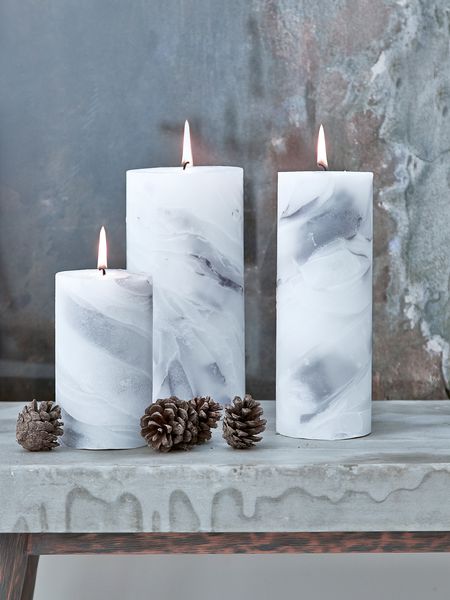 Marble Candles