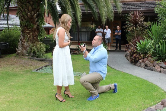 Surprise marriage proposal