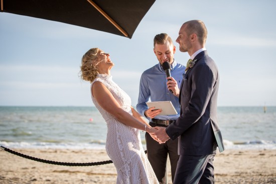 melbournes celebrants benn stone beaches wedding