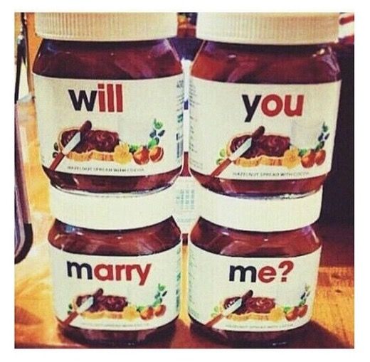 nutella marry me