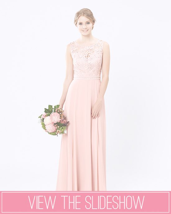 Pastel And Floral Bridesmaid Dresses