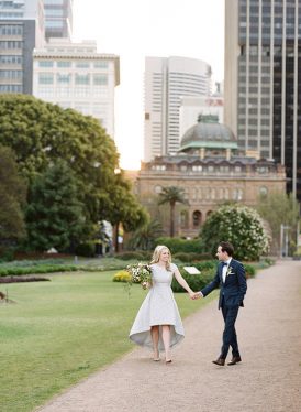 Modern Sydney Royal Botanic Gardens Wedding038