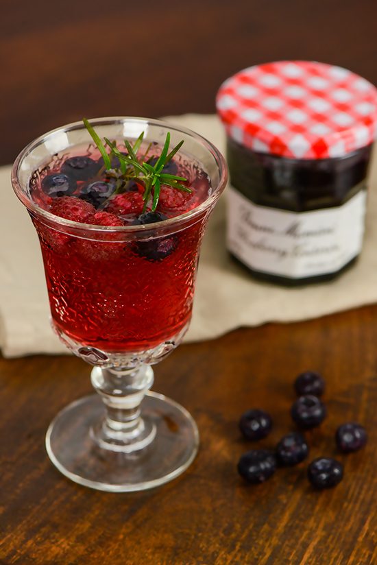 Cocktail Friday - Ms Chinoiserie's Chambord Berry Fizz