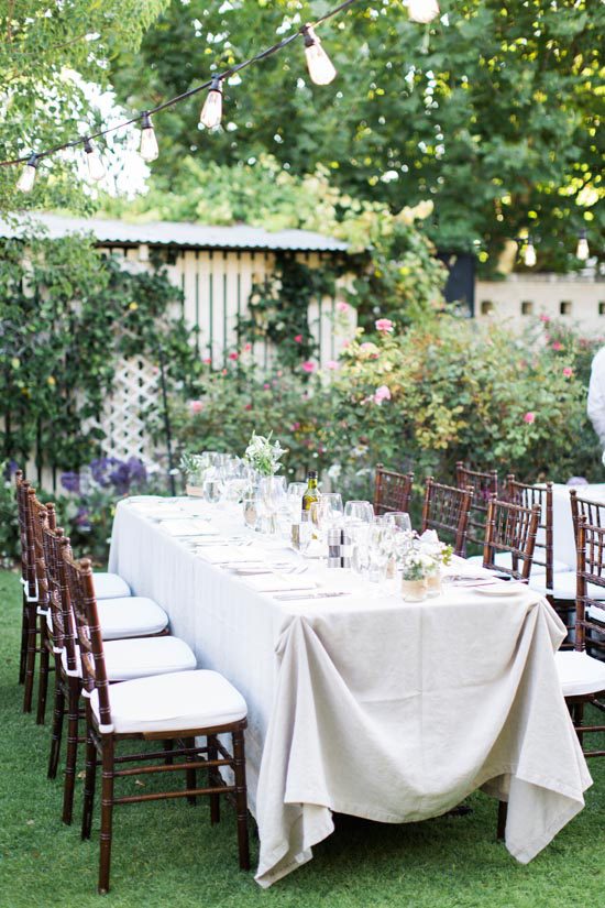 Gorgeous outdoor garden wedding