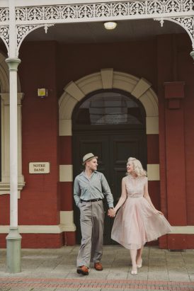 Vintage Fremantle Engagement Photos - Polka Dot Bride