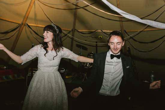 New Zealand Festival Wedding - Polka Dot Bride