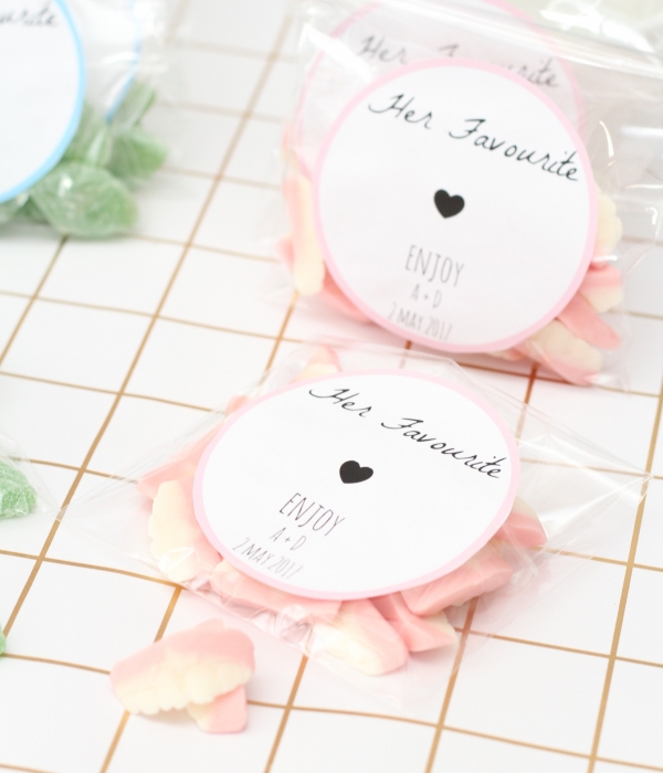 His & Her Favourite Sweet Favours Tutorial