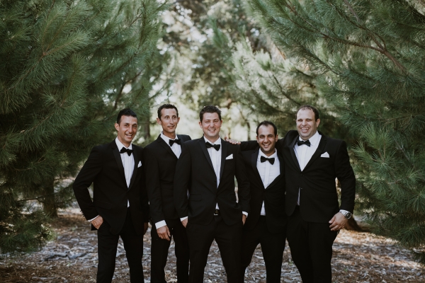 Image by Bianca Kate Photography via Joanne and Matthews Classically Glamorous Perth Wedding