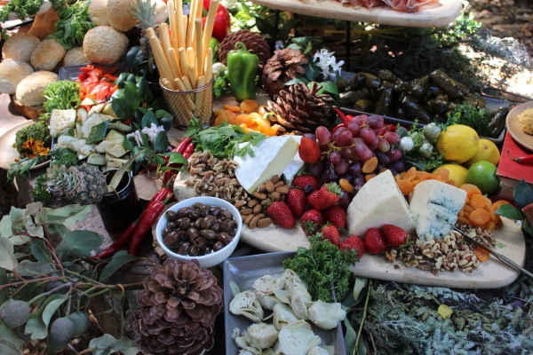 Wedding Antipasto grazing table by your private chef019