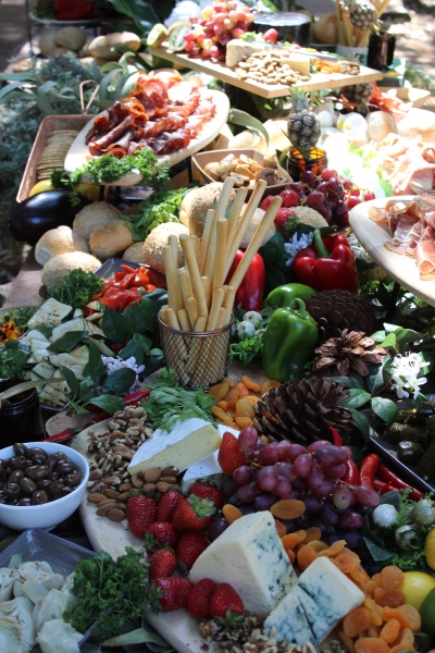 Wedding Antipasto grazing table by your private chef025