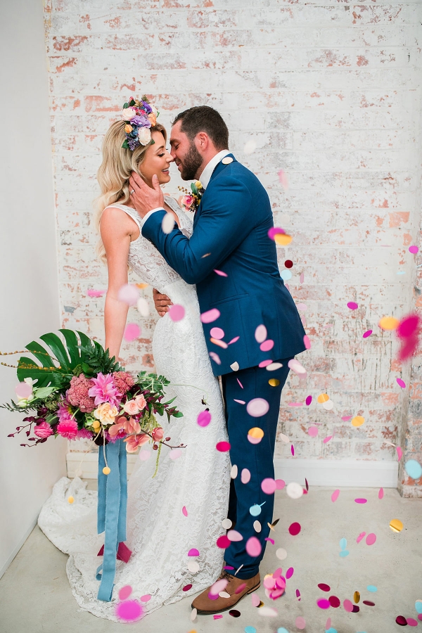 121198 colourful modern tropical wedding ideas by wolf and wildflower photography