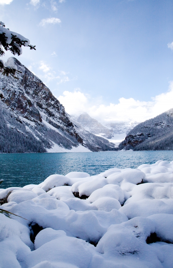 Lake Louise in the winter. Photo: Whitney Arnott.