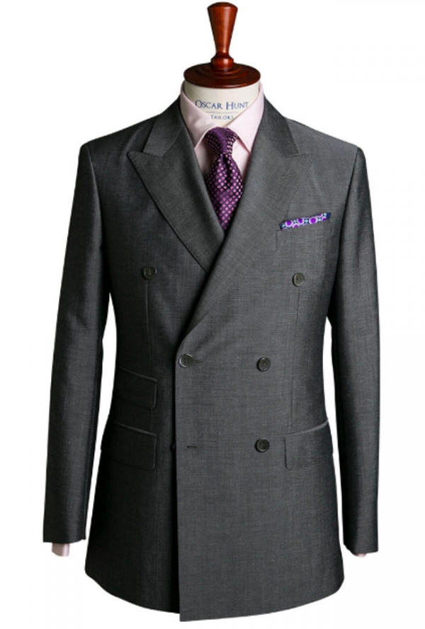 Oscar Hunt Grey Mohair suit. Image: Oscar Hunt